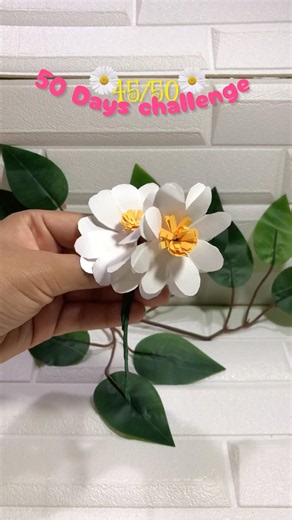 🌼Diy Easy Paper Flower 🌼[5 Minutes Crafts] #shorts #youtube #craft #paperflower #fypシ゚viral