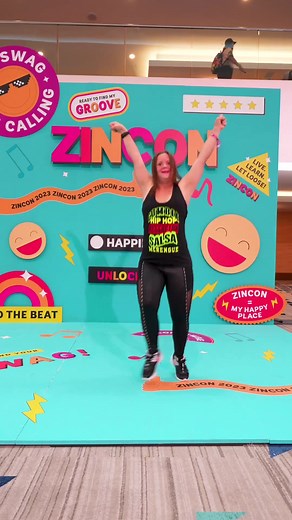 #ZINCON looks a little something like this… 🥰🥳 🎶: “Whistle and Work” by Hitz 📸: @clari.dance #Zumba #zumbainstructor #zumbachallenge #ZumbaClass #ZumbaClass #ZINCON2023