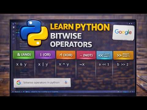 Python Bitwise Operators Explained in 12 Minutes...Part-5 (Beginner's Guide) | Python full Course