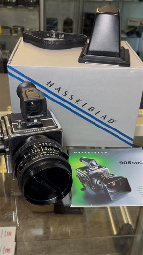 Hasselblad is the medium format legend 🚀 This Swedish icon rewrote photography with its modular design, Zeiss glass and leaf shutter perfection. Fun fact: Hasselblad even hitched a ride to the Moon 🌙 if it’s good enough for NASA, it’s good enough for your next shoot! Now to decide which model is for you: ⚡️ 500C 🎯 500CM 🔥 905SWC The best part? Everything clicks together with that unmistakable Hasselblad precision. Modular, mechanical and endlessly customisable, just the way Victor Hasselblad