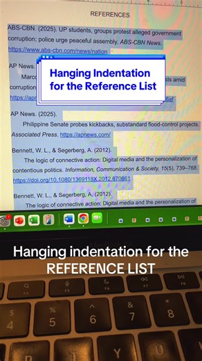 Fix Hanging Indentation in Reference Lists Easily
