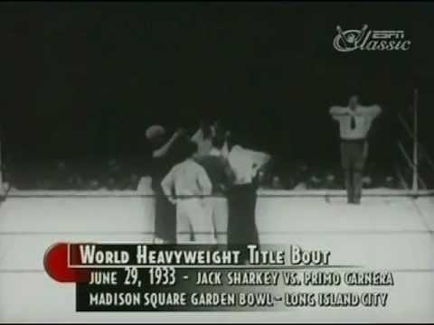 Jack Sharkey vs Primo Carnera, II (Full Film)