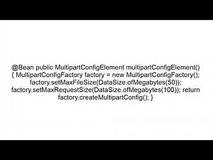 Max Limit of MultipartFile in Spring Boot | File Upload Size Explained