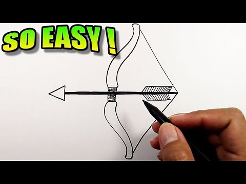 How to draw a bow and arrow | Easy Drawings