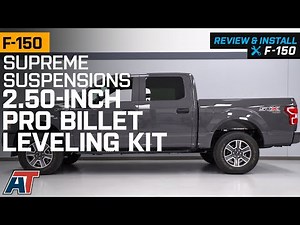 2004-2021 F150 Supreme Suspensions 2.50-Inch Pro Billet Strut Spacer Leveling Kit Review & Install