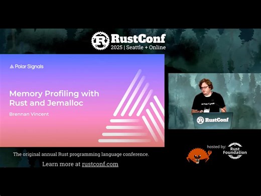 【中文配音】赞助闪电演讲（Polar Signals）—— Brennan Vincent：用jemalloc分析Rust内存使用