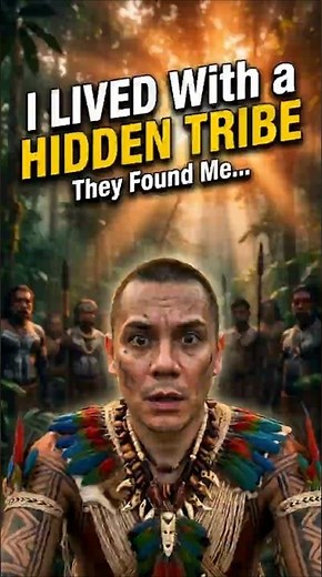 I Lived With a Hidden Amazon Tribe… They Found Me 😳 #AmazonTribe #HiddenTribe #Jungle #shorts
