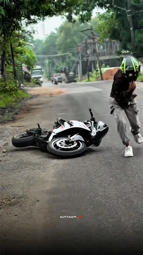 Kuttapi on Fire ♨️🍒 KTM RC Crash💨🎊 analysis the fury💕 #shorts #viral #shortsfeed #rc390