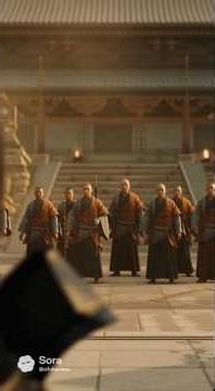 The 13 Bastard Monks Of Shaolin - Samurai Master Kanichi no Yoritomo's temple assault.