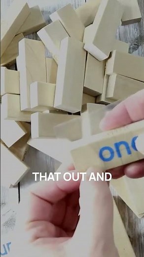 Customizing Jenga Blocks: YouTube Short