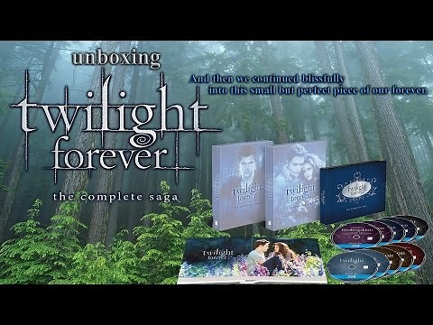 Twilight Forever - The Complete Saga 10-Disc Blu-ray Box Set Unboxing Video