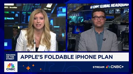 Apple's foldable iPhone plan