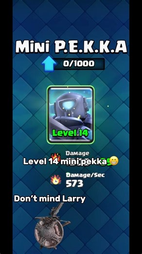 Level 14 mini pekka ! #clashroyale #fyp #shorts #viral #aura #gaming