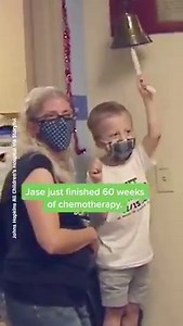 108K views · 2.3K reactions | Jase just finished his treatment. So of course he celebrated in style.  | Humankind | Facebook