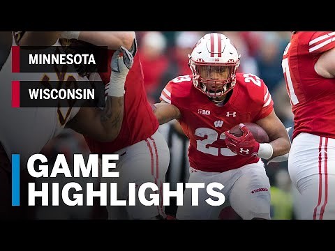 Highlights: Minnesota Golden Gophers at Wisconsin Badgers | Big Ten Football