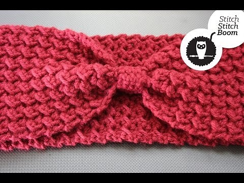 Crochet Tutorial: Moss Stitch Ear Warmer