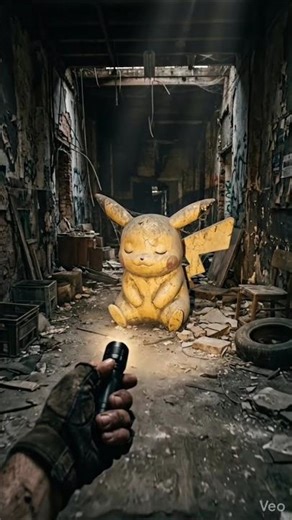 POV: I found a cursed Pikachu inside an abandoned house… 😳⚡