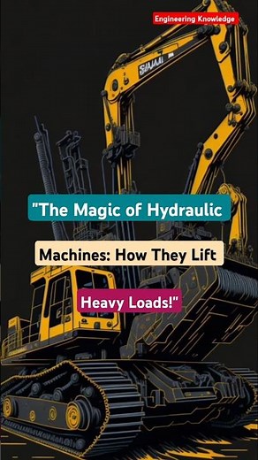 "The Magic of Hydraulic Machines: How They Lift Heavy Loads!"