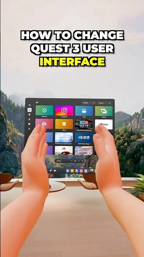 How to Change Quest 3 User Interface. Navigator UI on Meta Quest 3!