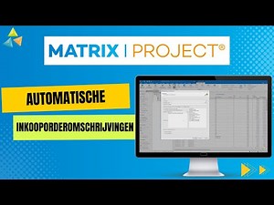 MatrixKozijn Project - Automatische Inkooporderomschrijvingen