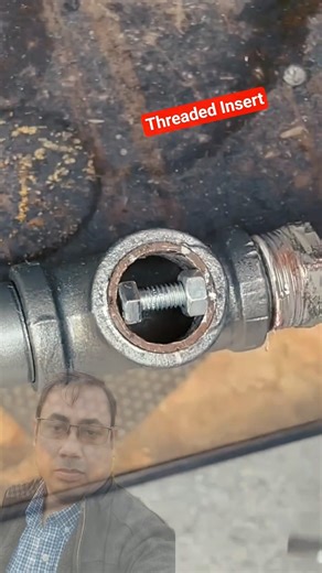 Genius Trick to Remove a Threaded Insert from Inside a Pipe! #diytrick #technical #fixings