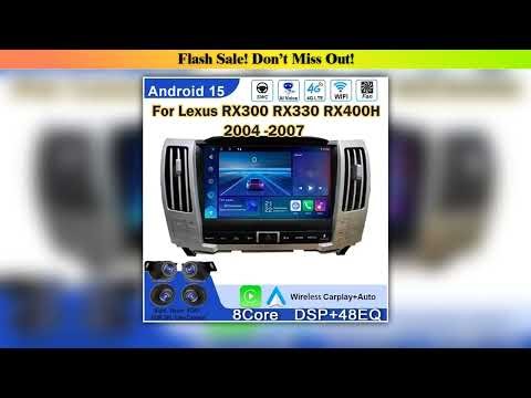 Discount Car Radio Android For Lexus RX300 RX330 RX400H 2004 -2007 Carplay Auto Multimedia Video Pl