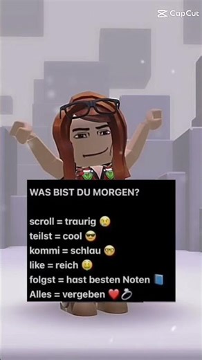 Was bist du morgen #roblox #edit #schule