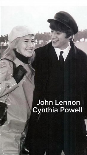 John Lennon & Cynthia Powell married 1962 - 1968 #thebeatles #johnlennon #lennon #marriedlife