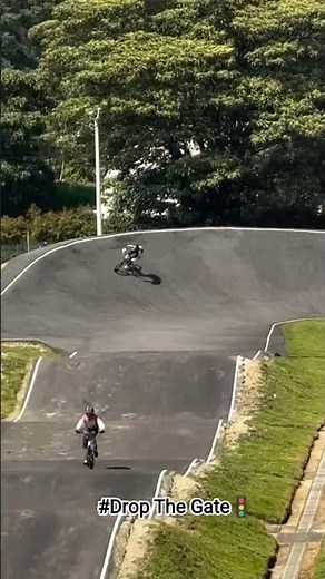 BMX RACING GATE PRACTICE #viralvideo #subscribe #dropthegate #gcceventconcept #balapanasyik