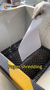 147K views · 701 reactions | Industrial Paper Shredder – No Privacy Leaks After This!#shredder #papershredder #twinshaftshreddermachine #industrialshredder #documentshredding #secureshredding #paperrecycling #shreddermachines #datadestruction #officeequipment #recyclingmachines #IndustrialMachines #wastemanagement | Henan Suny Machinery Equipment Co., Ltd. | Facebook