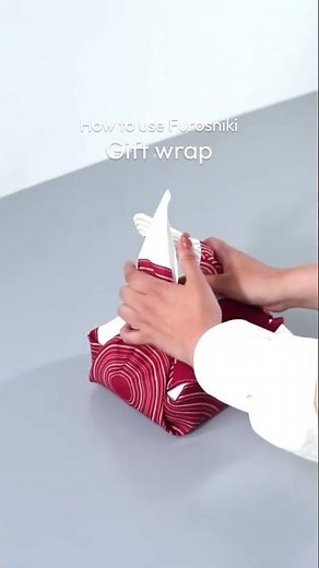 「wa/en」 風呂敷の使い方－お使い包み－How to use Furoshiki －Gift Wrap－