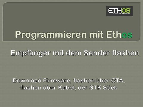 Empfänger flashen über den Frsky Sender bzw. mit dem STK Stick