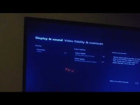 How to fix Xbox TV size