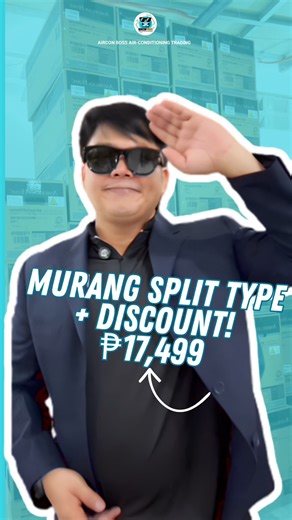 May discount pa 😱 Yes boss, pamasko ko yan sayo ngayong December kaya ano pa ang inaantay mo! ✅ Free installation ✅ Same day delivery ✅ 12 months to pay using credit card 💳 We accept all payment methods Limited units lang kaya limited offer lang. 📩 Message us para makakuha ka ng discount #fypreelsシ゚viralシ #fypchallenge #fypageシ #fypシ゚viralシ #airconditioner #aircondition #airconditioningservice #airconditioninginstallation #business #airconditioningrepair #Airconboss #AirconBoss #AirconTeam |