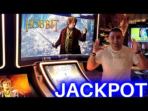The HOBBIT Slot HANDPAY JACKPOT | Winning Big Money On Movie Game In Las Vegas