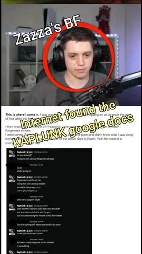ZAZZA's BF (Kaplunk) Google Docs has been found #kingsman #marvelrivals #penguinz0