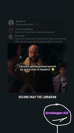 the librarian getting that vitamin d #strangerthings #season5 #netflix #funny #shorts #edit #memes