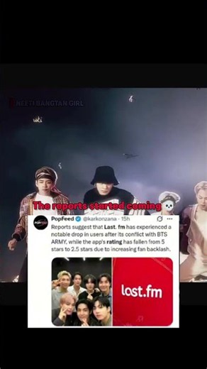 First the Grammys and now Last.fm have verified the lyrics to BTS's 'Aliens'. #btsarmy #ytshorts