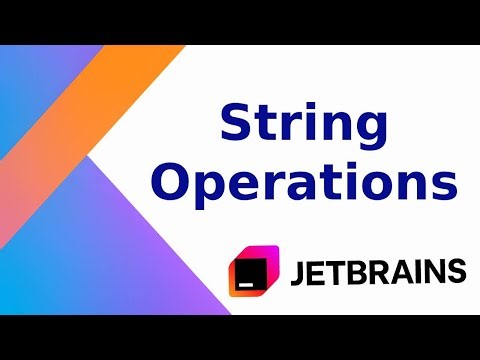String Operations in Kotlin #stringoperations #searching #splitting #kotlinprogramming