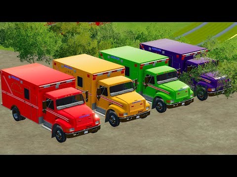 TRANSPORT OF COLORS! Giant Horse on Low Loader with Mini Tractors | FS22