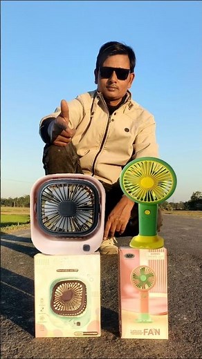 Mini Portable USB Hand Fan Unboxing