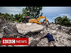 Storm Grace complicates Haiti quake rescue efforts - BBC News