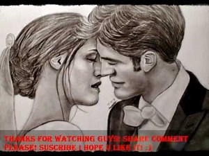 Drawing Bella and Edward (Twilight) By Brandon HV