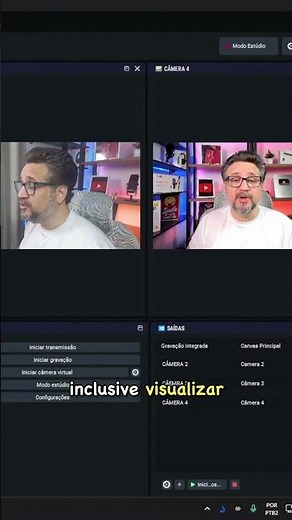 Record 4 Cameras at the Same Time in OBS