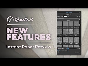 Rebelle 8 New Features: Instant Paper Preview