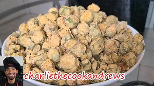 Crispy oven baked okra | Charlie "TheCook" Andrews