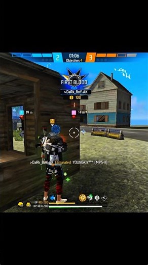 One V Four #freefire