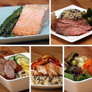 Here's how you can meal prep five different meals for a family of four! ✨ RECIPES: https://tasty.co/compilation/meal-prep-for-4 | Tasty UK