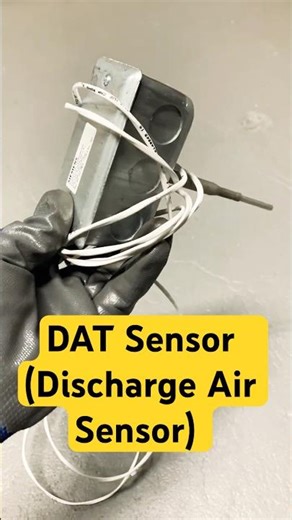 What is a Discharge Air Temp Sensor?! #facilitymaintenance #hvac