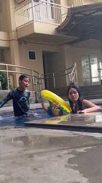 #Swimming w/ #son and #relatives 💕 Having #fun a lot! #family #enjoy June 24 2022